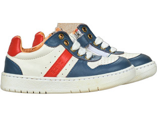 Easy Peasy Παιδικά Sneakers Λευκά Navy Μπλε Κόκκινα AJZ96B-12