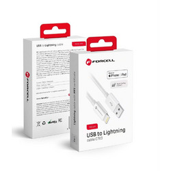 Forcell C703 USB-A to Lightning Cable 12W 1m White 5903396172045