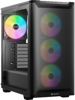 Be Quiet Pure Base 501 LX Black Midi Tower Κουτί Υπολογιστή RGB με Πλαϊνό Παράθυρο