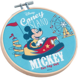 Parisis Μπομπονιέρα Βάπτισης Τελάρο Mickey Mouse Fun Day Out από Ύφασμα & Ξύλο 12τμχ