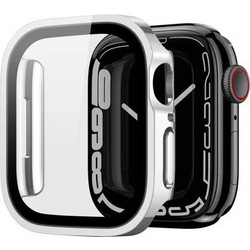 Dux Ducis Hamo Μεταλλική Θήκη με Προστασία Οθόνης για Apple Watch 10 42mm Ασημί