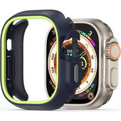 Dux Ducis Bamo Πλαστική Θήκη για Apple Watch Ultra 49mm Μαύρη Πράσινη