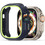 Dux Ducis Bamo Πλαστική Θήκη για Apple Watch Ultra 49mm Μαύρη Πράσινη