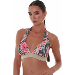 Bluepoint Bikini Top Τριγωνάκι με Ενίσχυση Πετρόλ Φούξια 25066018D-40