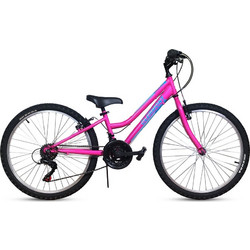 Clermont Magusta Simplex 2025 Παιδικό Mountain Bike 24" με 18 Ταχύτητες Φούξια