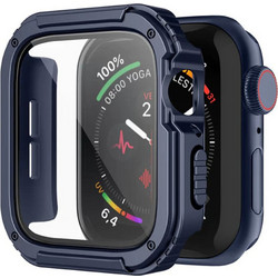 Lito Armor 360 Πλαστική Θήκη με Προστασία Οθόνης για Apple Watch 1 / 2 / 3 38mm Μπλε