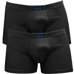 Lord Ανδρικά Μποξεράκια Σετ 2Pack Μαύρα 7122