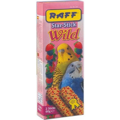Raff Star Stick Parakeet with Wild Berries 60gr 10τμχ