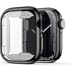 Dux Ducis Samo Πλαστική Θήκη με Προστασία Οθόνης για Apple Watch 7 / 8 45mm Μαύρη