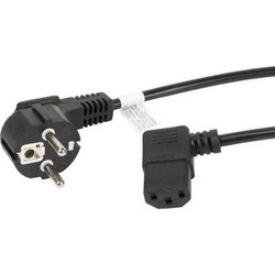 Lanberg CA-C13C-12CC-0018-BK Καλώδιο Τροφοδοσίας Schuko to IEC C13 2m