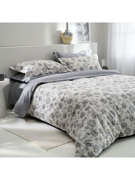 Vesta Σετ Σεντόνια Υπέρδιπλα Βαμβακοσατέν 240x270 Como 2 Grey
