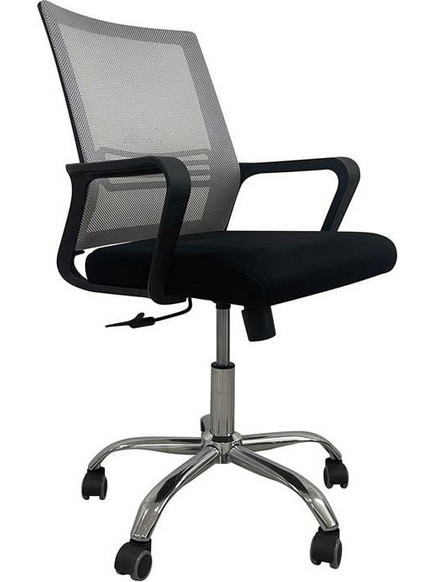 Woodwell BF2110 Καρέκλα Γραφείου με Στήριξη Μέσης και Ανάκλιση Μαύρη ΕΟ256,1
