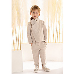 Baby Bloom Βαπτιστικό Κοστούμι με Παντελόνι Πουκάμισο & Ζακετάκι 5τμχ 125-13-9900