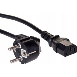 Akyga AK-PC-05C Καλώδιο Τροφοδοσίας Schuko to IEC C13 5m
