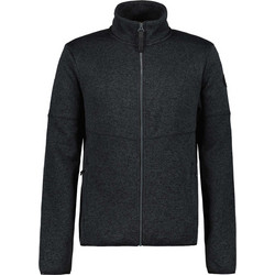 Icepeak Ανδρική Ζακέτα Φούτερ με Φερμουάρ Μαύρη 4-57837-872-818