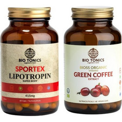 Bio Tonics Sportex Lipotropin Super Body 60s + Green Coffee 60 Κάψουλες