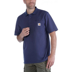 Carhartt Ανδρική Μπλούζα Polo Κοντομάνικη Μπλε K570-413
