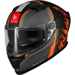 MT Braker SV Charm B4 Matt Black Orange Κράνος Μηχανής Full Face 1650gr