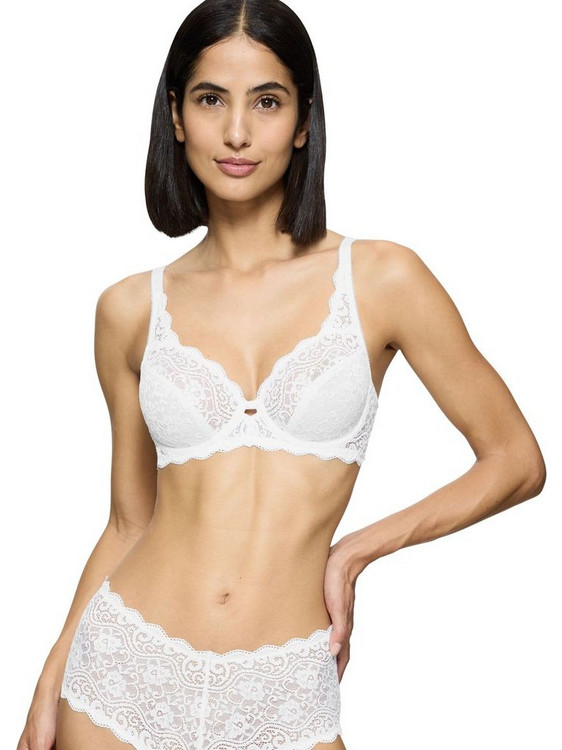 Triumph Amourette Σουτιέν Balconette με Μπανέλα Λευκό 10209574-0003
