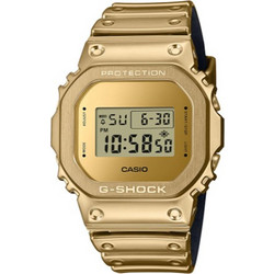 Casio G-Shock Ψηφιακό Ανδρικό Ρολόι με Χρυσό Λουράκι GM-5600YMG-9ER
