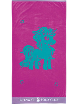 Greenwich Polo Club 4074 Παιδική Πετσέτα Θαλάσσης Μωβ 70x140cm