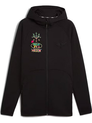 Puma Αθλητικό Ανδρικό Μπουφάν Χειμωνιάτικο Softshell Μαύρο 627783-01
