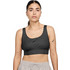 Nike Sportswear Chill Poplin Αθλητικό Μπουστάκι με Μέτρια Στήριξη Μαύρο HM6973-010