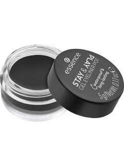 Essence Stay & Play 01 Black Αδιάβροχο Eyeliner Gel