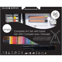 Daler-Rowney Simply Complete Σετ Ζωγραφικής με Βαλιτσάκι 96τμχ