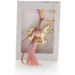 Bellissimo Μπομπονιέρα Βάπτισης Μπρελόκ Αλογάκι από Μέταλλο Κ-11