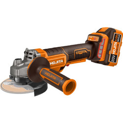 HOJITA 601011.0002 Γωνιακός Τροχός Μπαταρίας 20V 115mm με Ρύθμιση Στροφών 1x4Ah