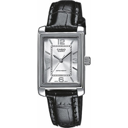 Casio Γυναικείο Ρολόι με Μαύρο Δερμάτινο Λουράκι LTP-1234LL-7A