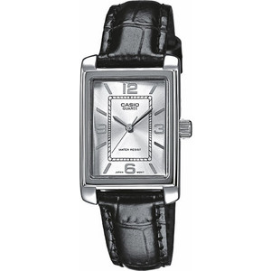 Casio Γυναικείο Ρολόι με Μαύρο Δερμάτινο Λουράκι LTP-1234LL-7A Casio Γυναικείο Ρολόι με Μαύρο Δερμάτινο Λουράκι LTP-1234LL-7A