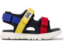 Camper Παιδικά Πέδιλα για Αγόρι Ανατομικά Μαύρα Μπλε Κόκκινα Κίτρινα K800527-003