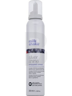 Milk_Shake Silver Shine Whipped Leave In Conditioner Κρέμα για Προστασία Χρώματος & Επανόρθωση για Βαμμένα Mαλλιά 200ml