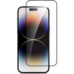 Vivid Full Face Tempered Glass Black (iPhone 15 Pro Max)