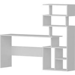Hanah Home Next Γραφείο Ξύλινο με Βιβλιοθήκη 130x40x70cm 788DEC3805