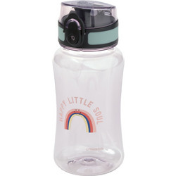 Laessig Rainbow Παιδικό Παγούρι Πλαστικό BPA Free Λευκό 420ml