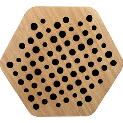 Proacoustics iZiSound Hexa Ηχοαπορροφητικό Πάνελ 43.5x39x5cm 1τμχ  Wood Bubble