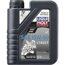 Liqui Moly Street Ημισυνθετικό Λάδι Μηχανής 4T 15W-50 1lt