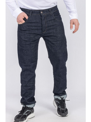 Back2Jeans Ανδρικό Τζιν Παντελόνι Ελαστικό Slim Εφαρμογή Navy Μπλε M30