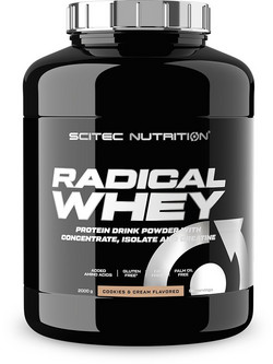 Scitec Nutrition Radical Whey Cookies & Cream Πρωτεΐνη Ορού Γάλακτος Χωρίς Γλουτένη 2kg