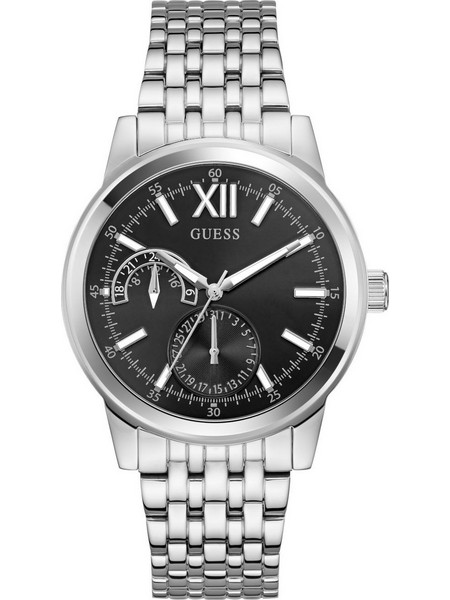 Guess Emerson Ανδρικό Ρολόι Χρονογράφος με Ασημί Μεταλλικό Μπρασελέ GW0976G1