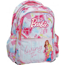 Gim Barbie paints Σχολική Τσάντα Πλάτης Δημοτικού Πολύχρωμη 349-89031