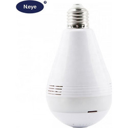 9000-5448545 Κρυφή Κάμερα Λάμπα Wi-Fi Full HD με Υποδοχή Κάρτας Μνήμης