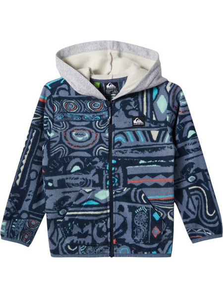 Quiksilver Παιδική Ζακέτα Fleece με Κουκούλα και Φερμουάρ Πολύχρωμη AQKFT03050-SNA8
