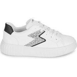 Geox Mikiroshi Παιδικά Sneakers Λευκά Ασημί J45DVA0BCEWC0007