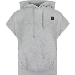 DKNY Γυναικείο Φούτερ Oversized με Κουκούλα Γκρι D2B4A137-LGY
