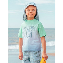 Dpam Αντηλιακό UV Παιδικό Μαγιό Μπλούζα για Αγόρι Γαλάζιο Πράσινο Mint 25E4PGC5TUV