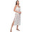 Milena By Paris Γυναικείο Φόρεμα Παραλίας Μακρύ Λευκό 40278